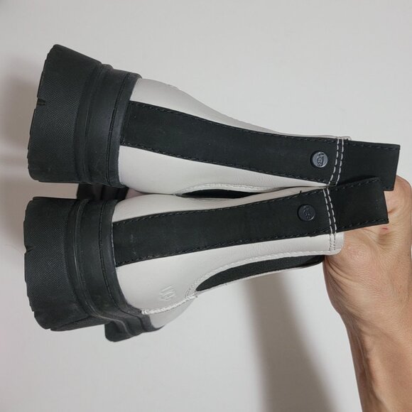 NEW UGG Ashton Chelsea Boots Womens 9.5 White Chunky Chic Boho Retro Y2K - Picture 5 of 11